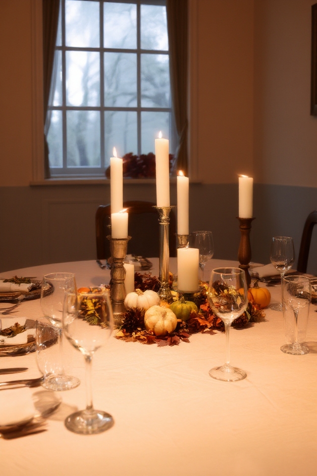 candlelight creates inviting ambiance
