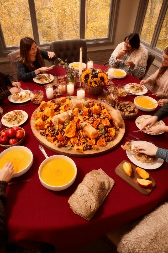 celebrate together with food