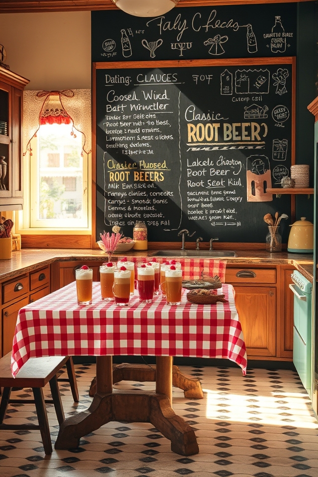 chalkboard wall enhances creativity