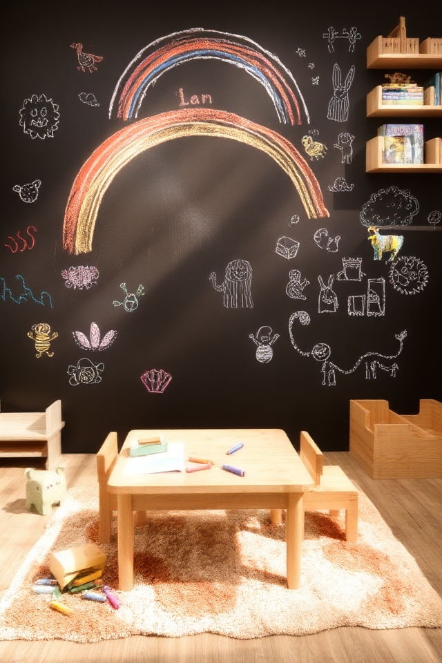 chalkboard walls for creativity