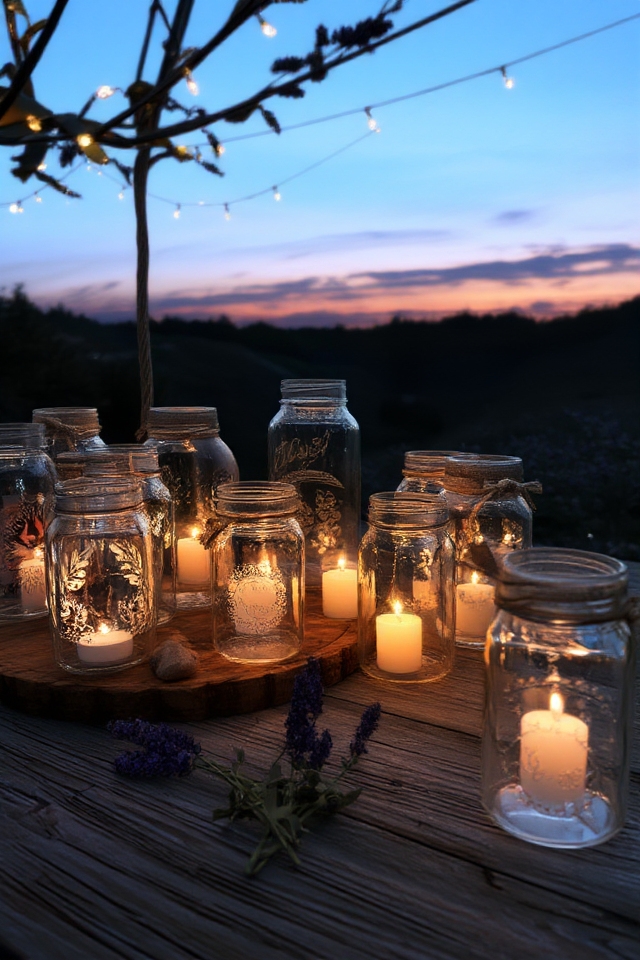 charming diy mason jar lanterns