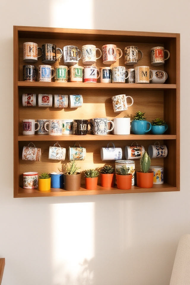 charming personalized coffee display