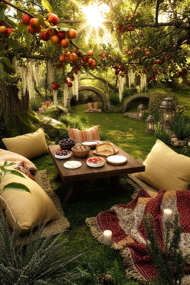 charming picnic area design