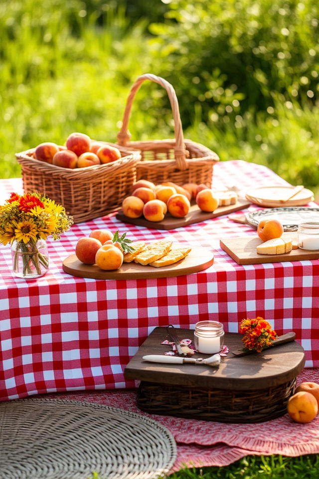 charming picnic basket decor
