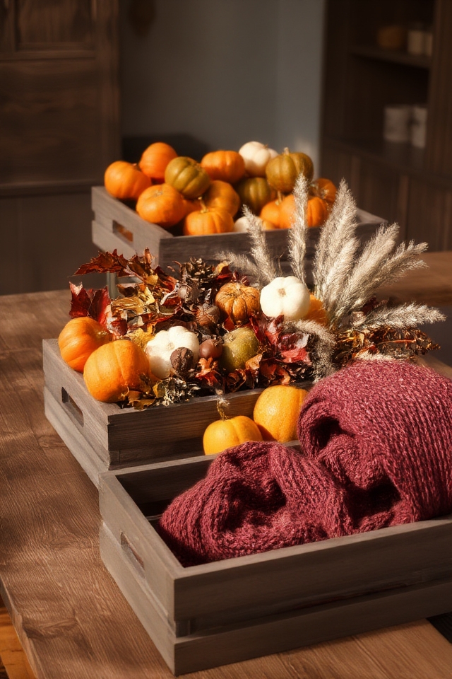 charming rustic harvest displays