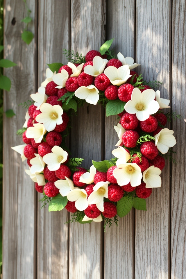 charming summer wreath decoration