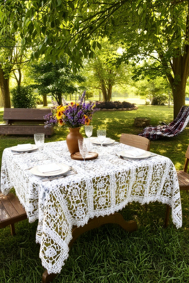 charming vintage outdoor dining