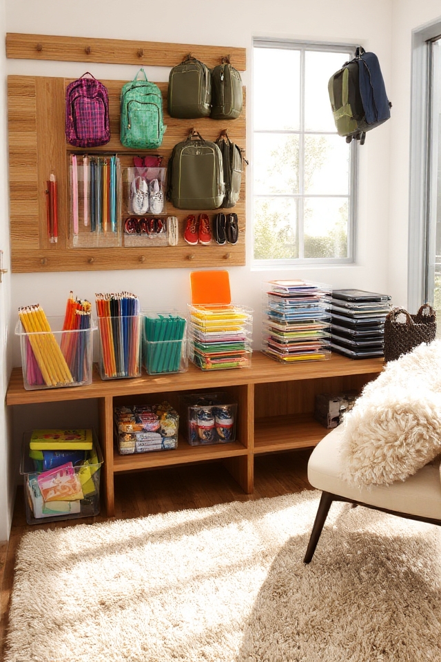 clear containers enhance organization
