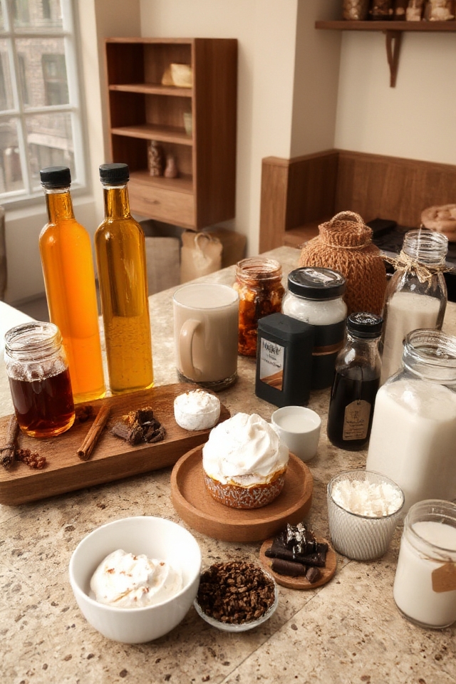 coffee customization flavor station