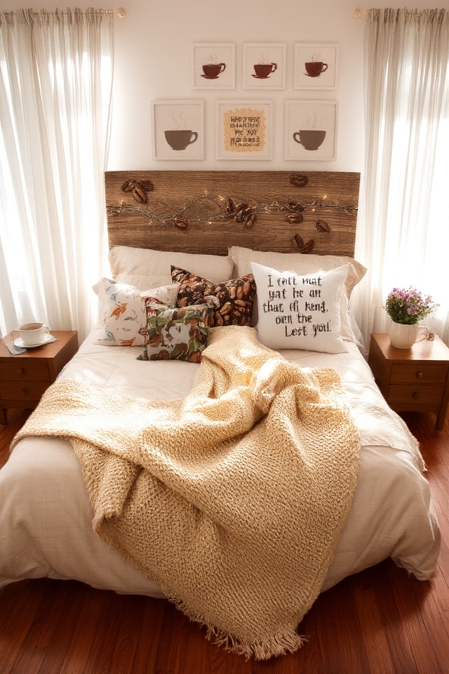 coffee themed cozy decor