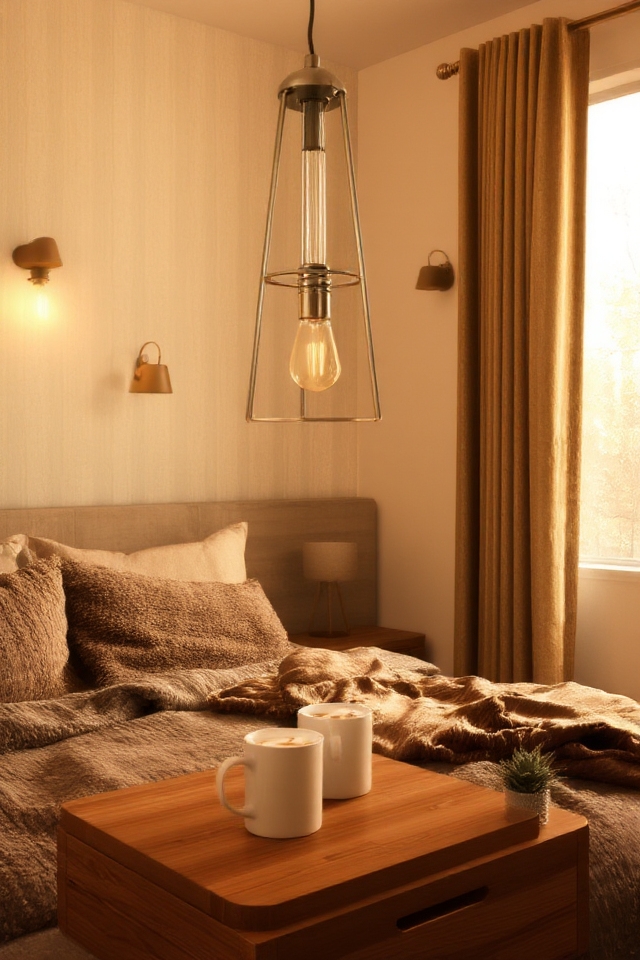 coffee themed lighting fixtures