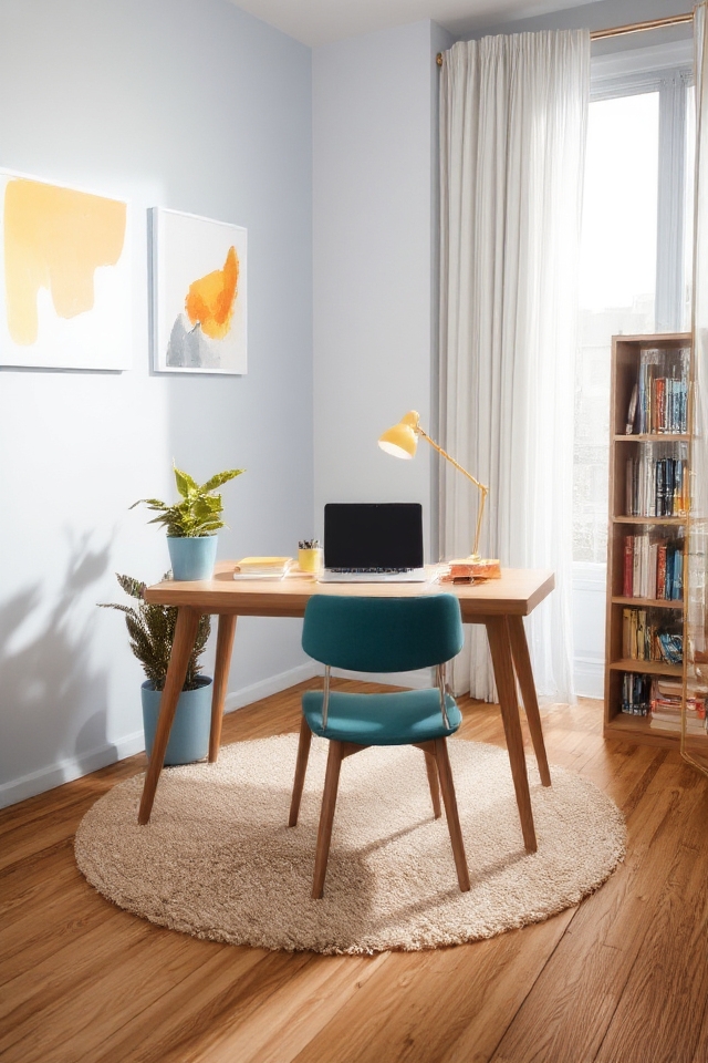 color scheme enhances focus