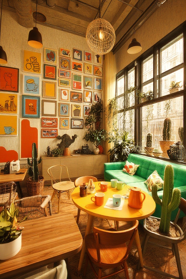 colorful and vibrant ambiance