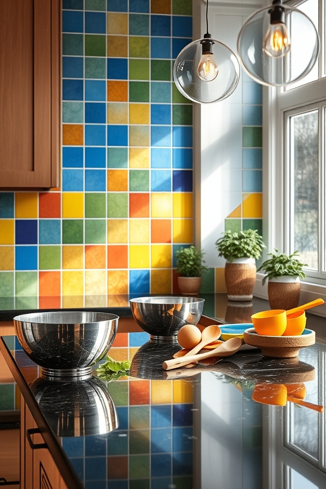 colorful kitchen backsplash inspiration