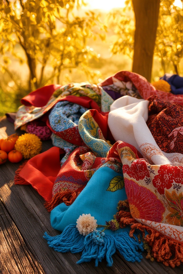 colorful scarves for labor day
