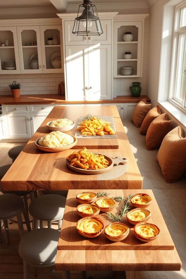 comfortable kitchen seating options