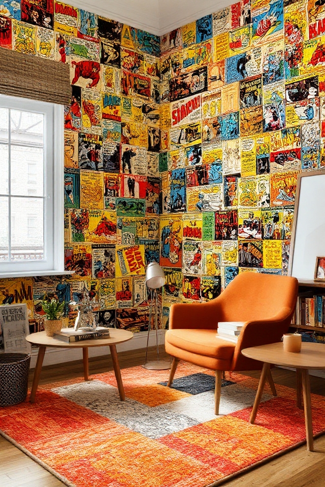 comic book wall decor