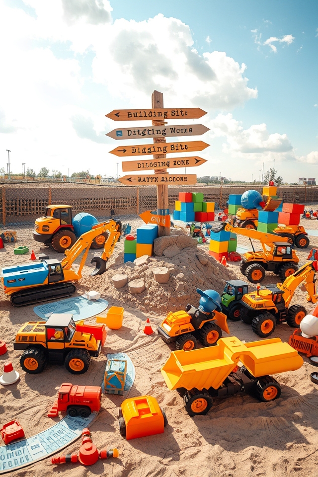 construction themed imaginative play