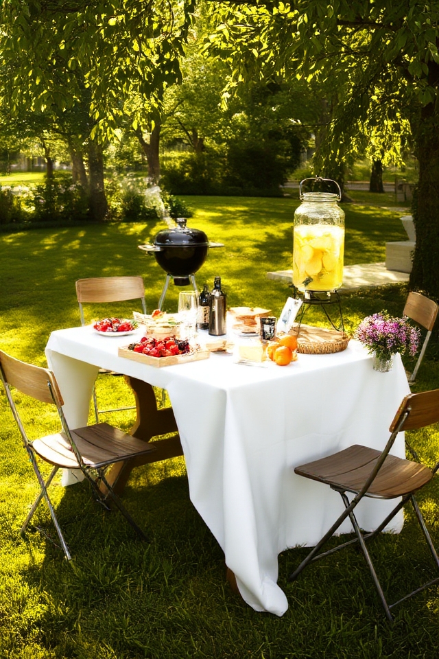 convenient outdoor folding tables