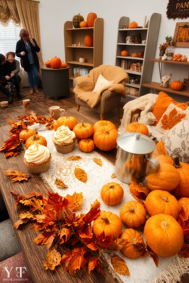 cozy autumn pumpkin celebration