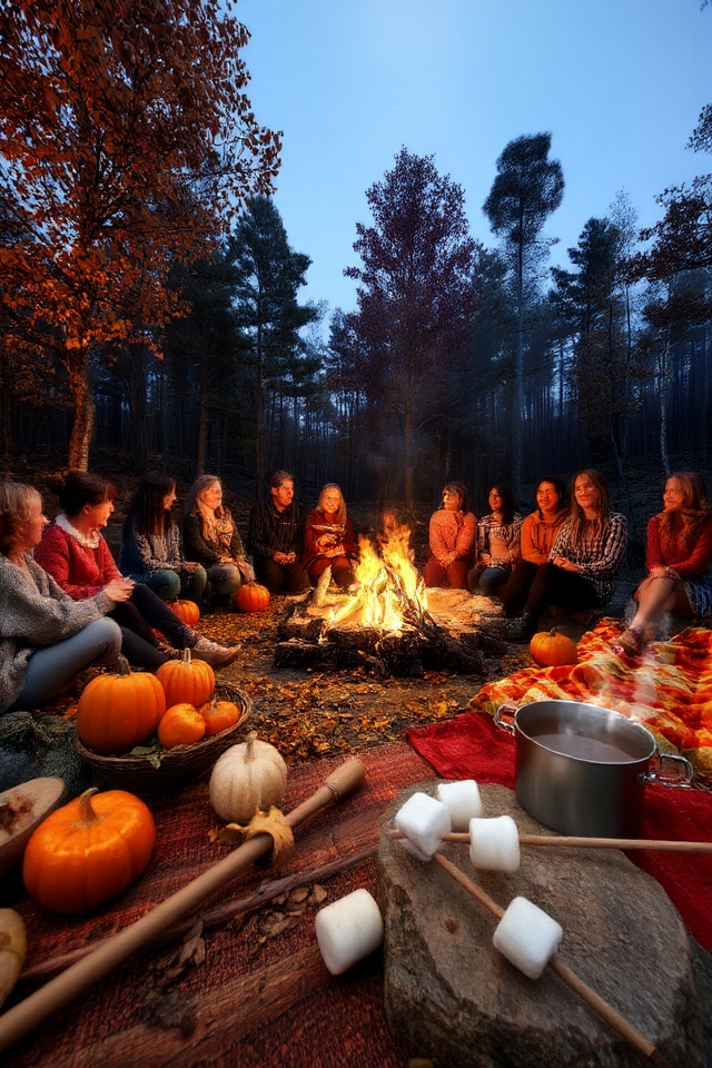 cozy bonfire autumn gatherings