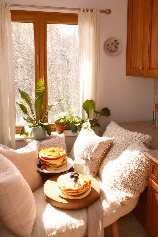 cozy breakfast nook retreat