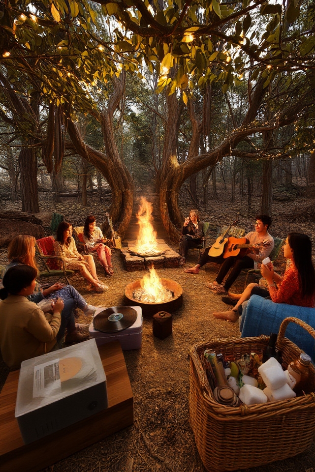 cozy campfire music playlist