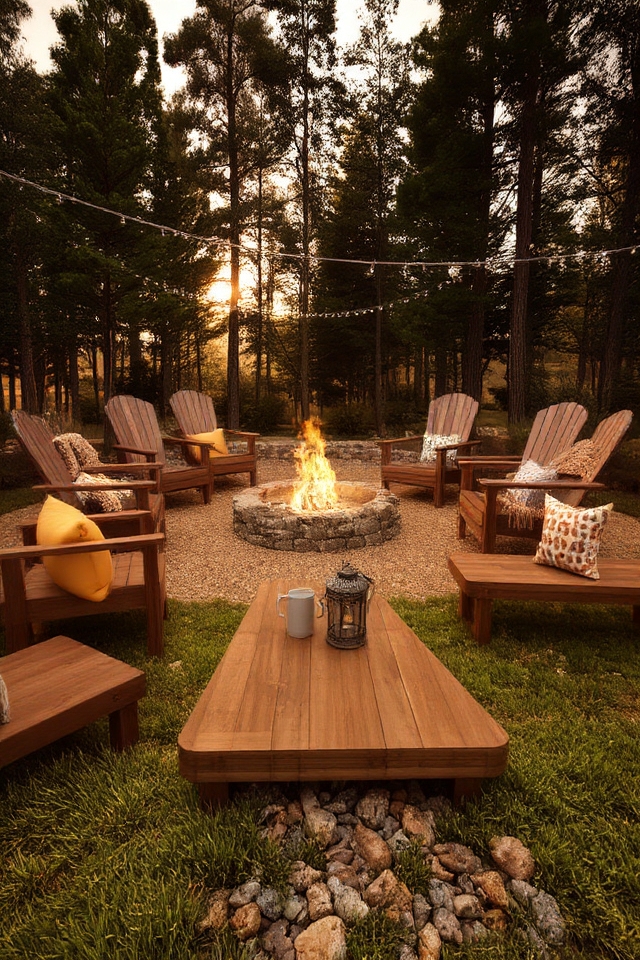 cozy circular seating arrangements