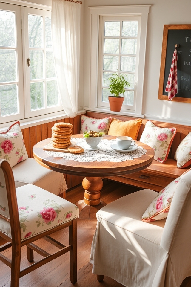 cozy cookie breakfast nook