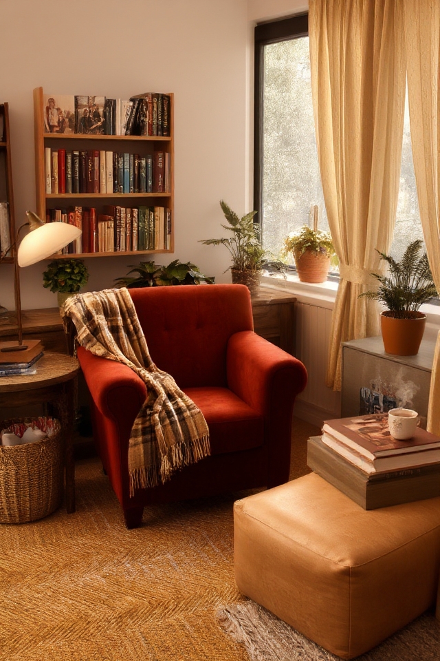 cozy family reading retreat