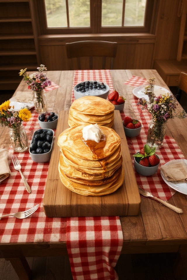 cozy farm inspired table setting