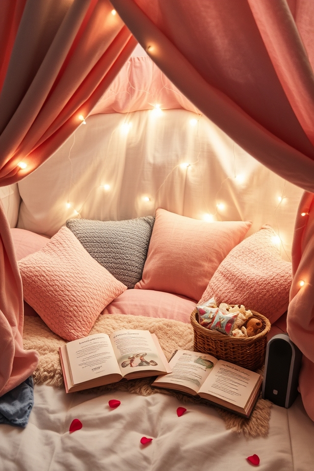 cozy fort for hangouts