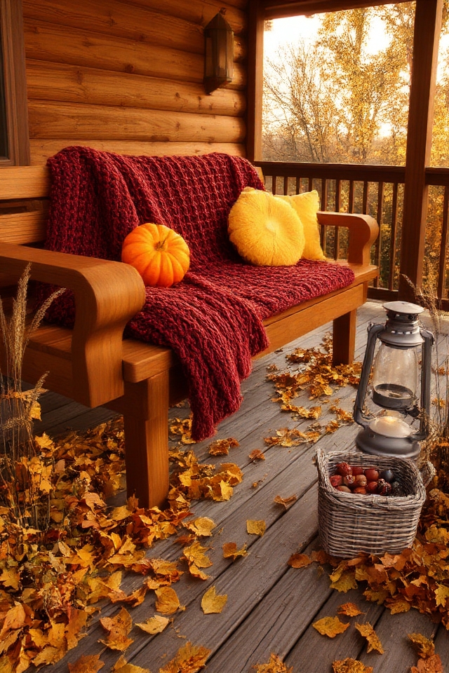 cozy functional fall seating