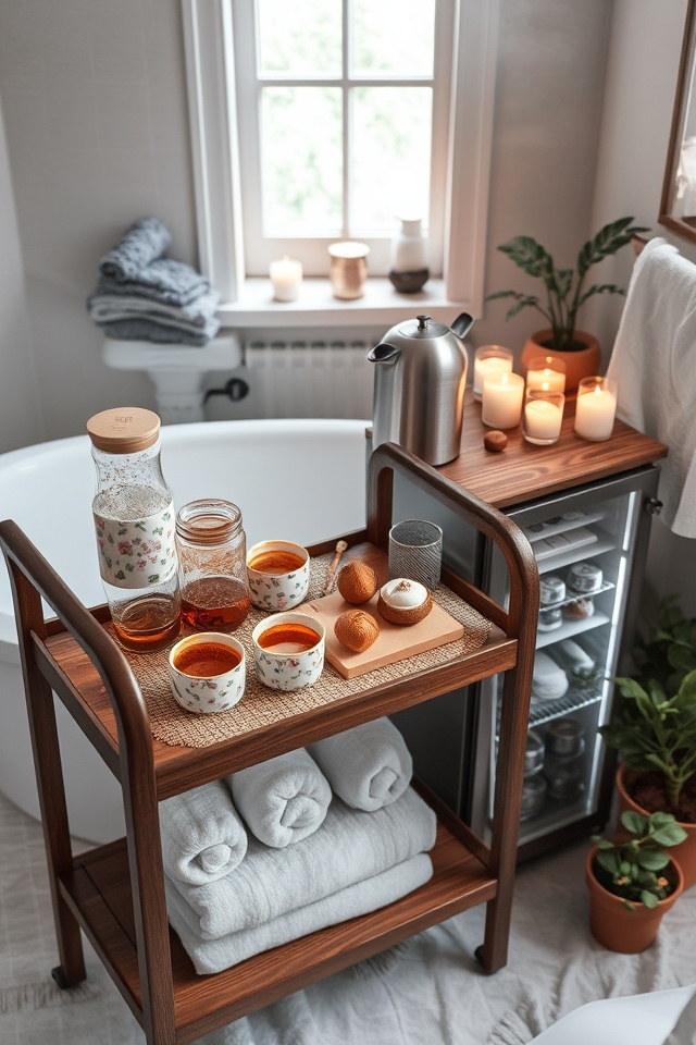 cozy hot beverage bar