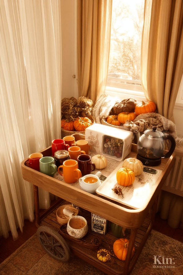 cozy hot beverage station