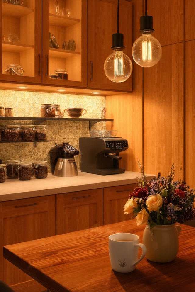 cozy kitchen coffee ambiance