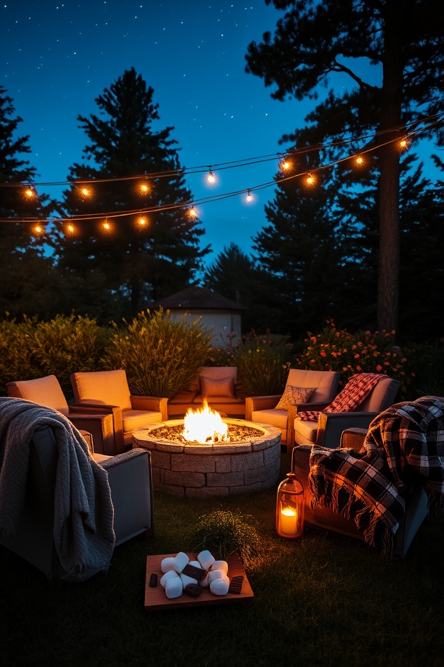 cozy outdoor fire gatherings