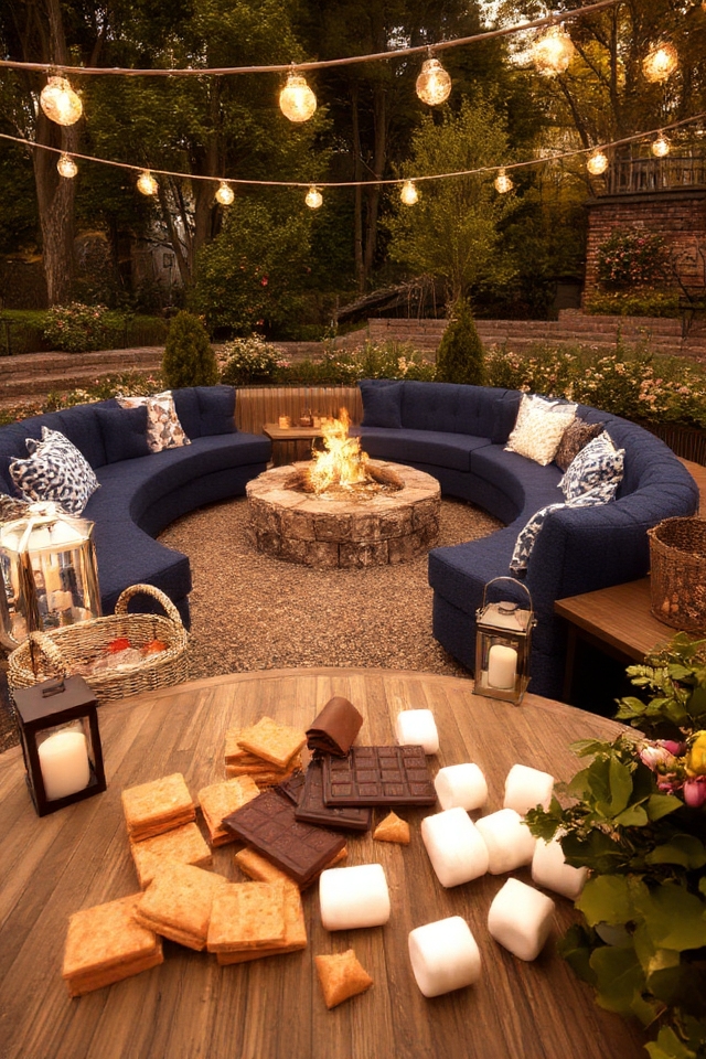 cozy outdoor fire gatherings