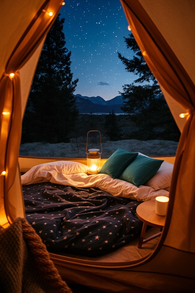 cozy outdoor sleeping experience