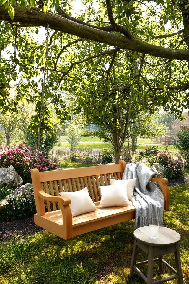 cozy outdoor swing retreats