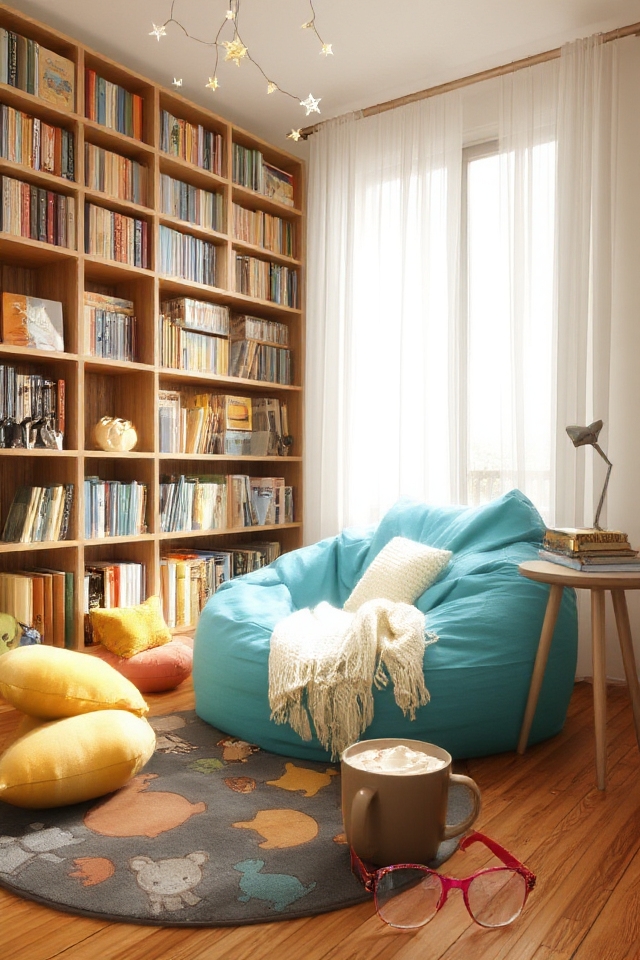 cozy reading nook charm