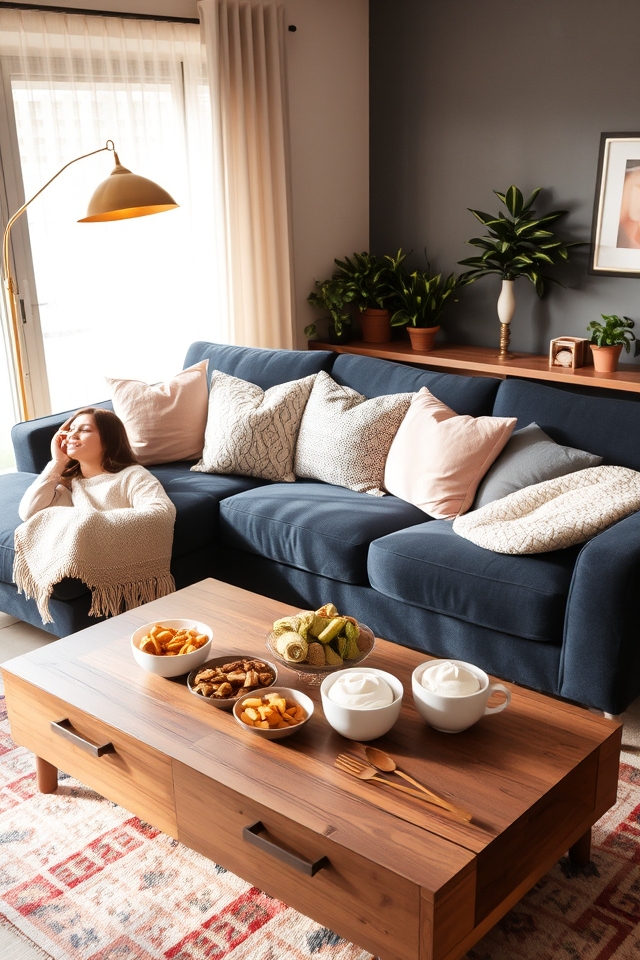 cozy seating for friendships