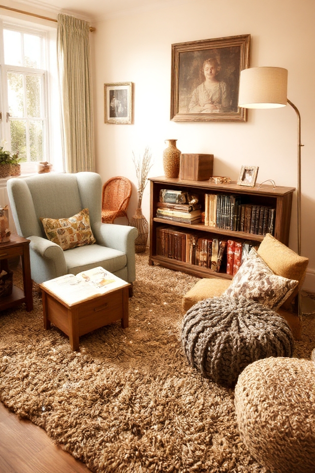 cozy storytelling family corner