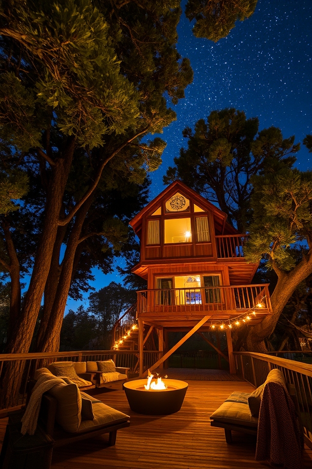 cozy treehouse stargazing adventures
