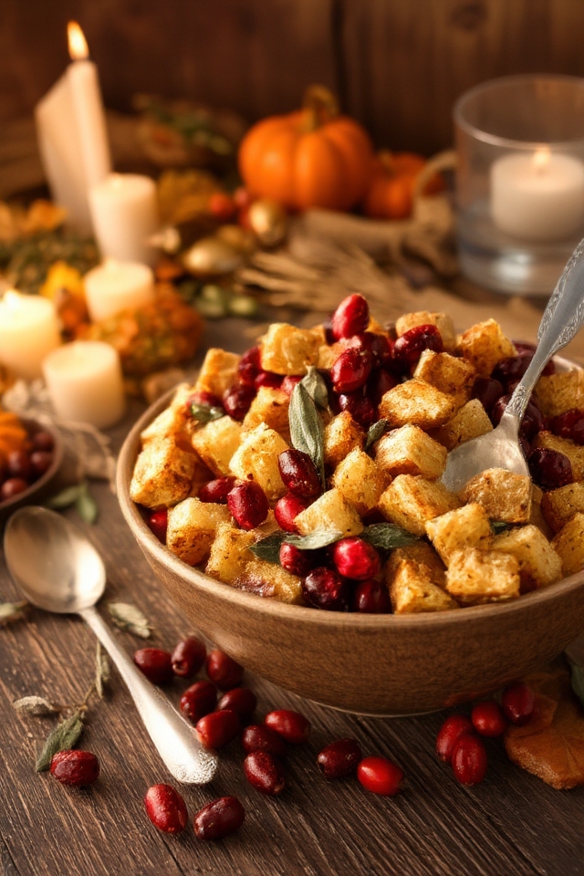 cranberry sage stuffing delight