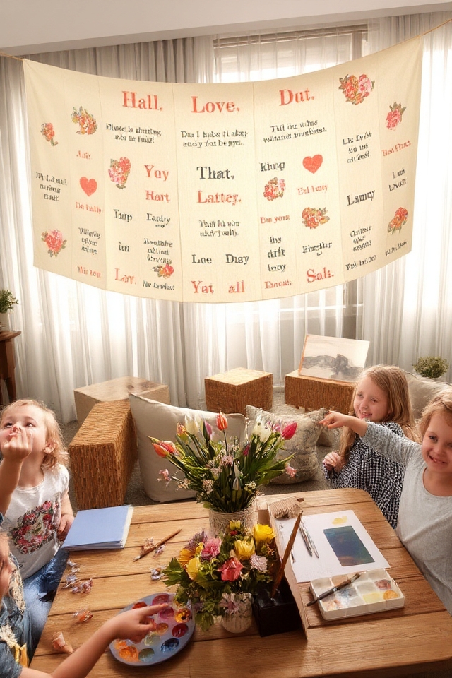 create a heartfelt banner
