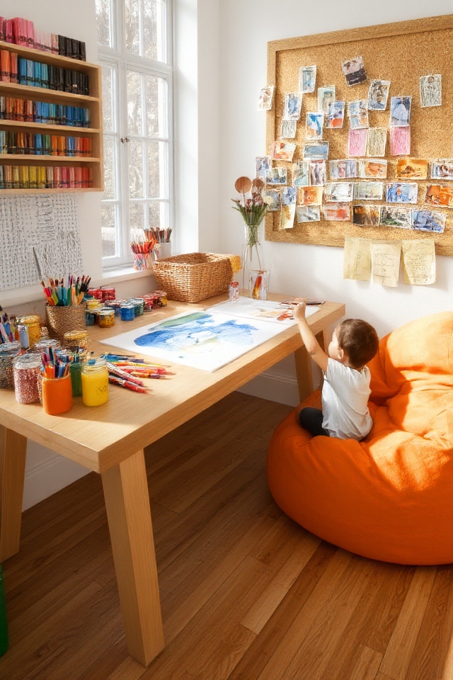 creative art play area