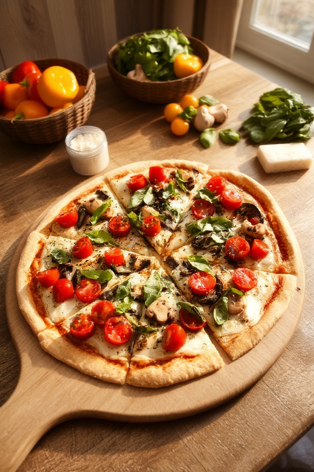 creative gluten free vegan pizza