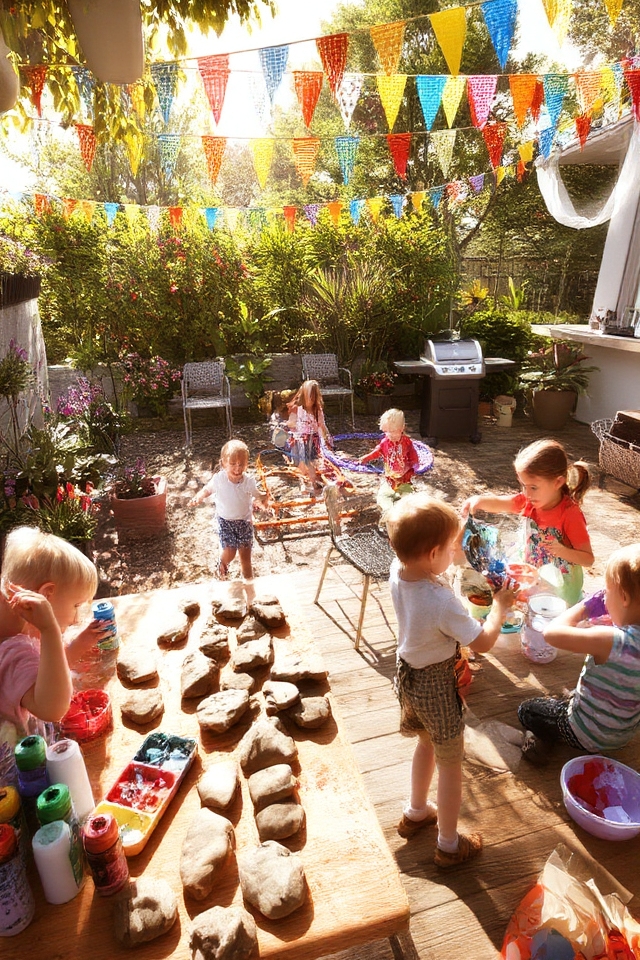 creative outdoor kid activities
