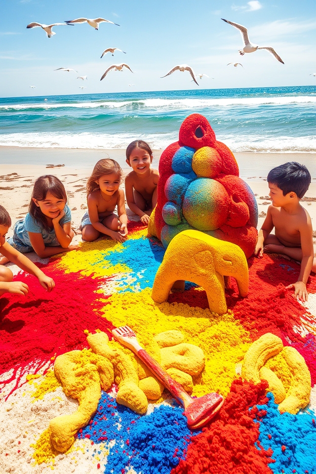 creative sand art experience